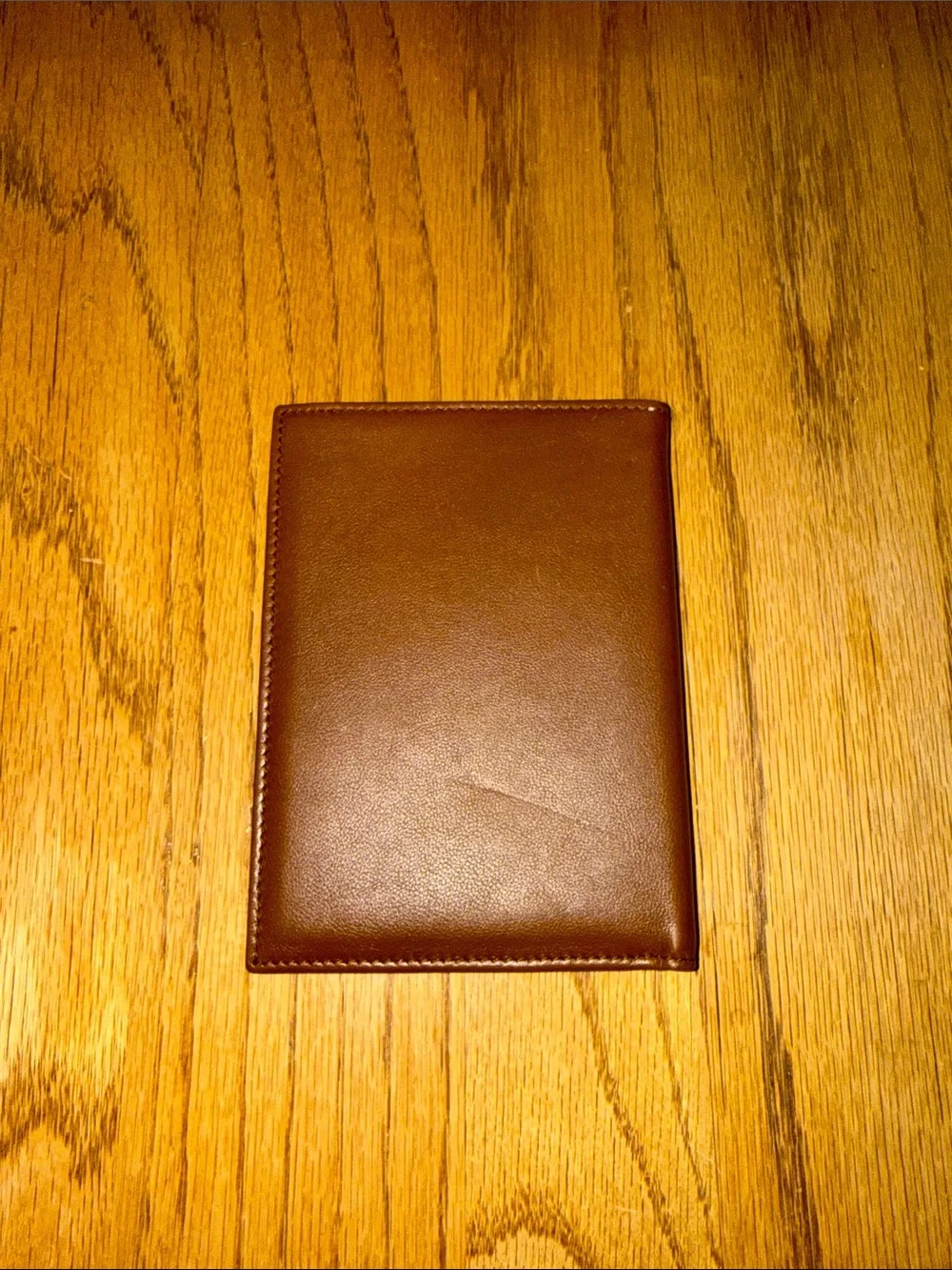 Brooks Brother’s Brown Leather Passport Wallet